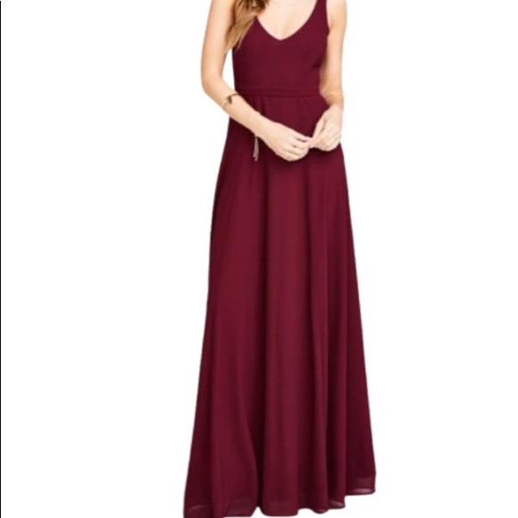 Show Me Your MuMu Dresses & Skirts - Show me your mumu Merlot Jenny maxi small